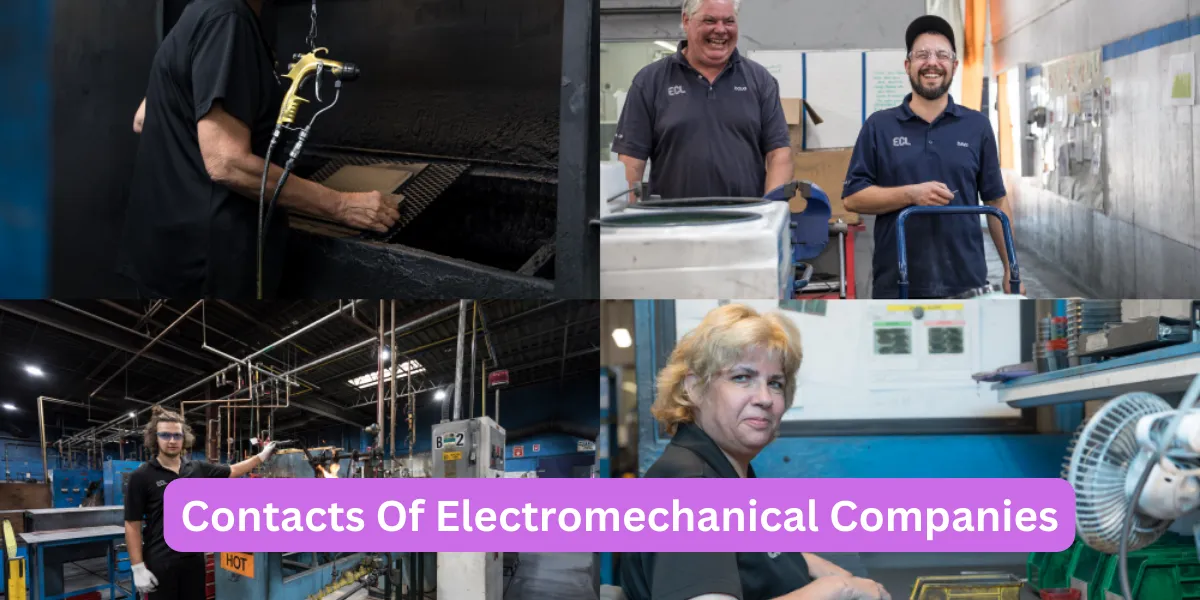 Contacts Of Electromechanical Companies