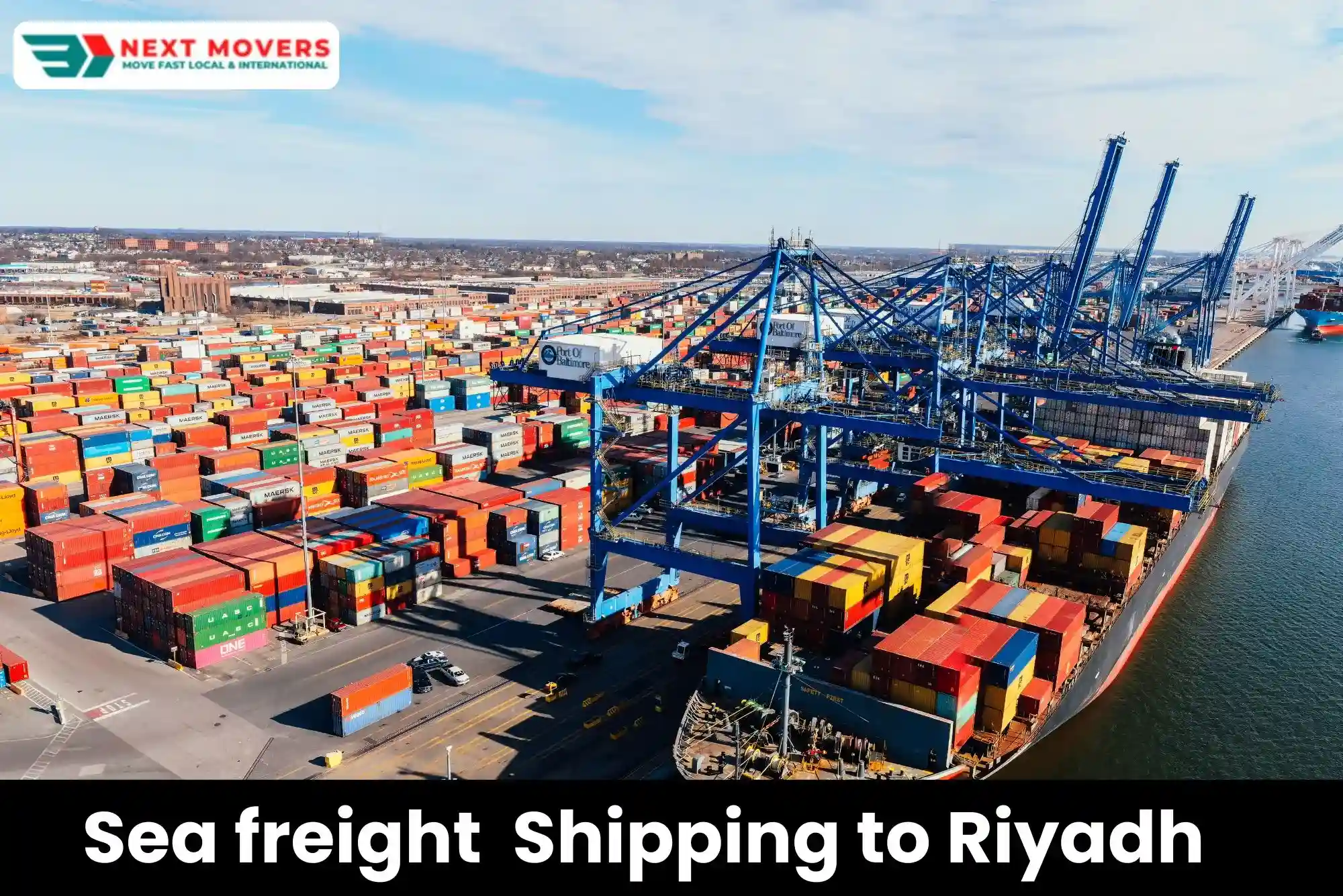 Sea freight Shipping to Riyadh 