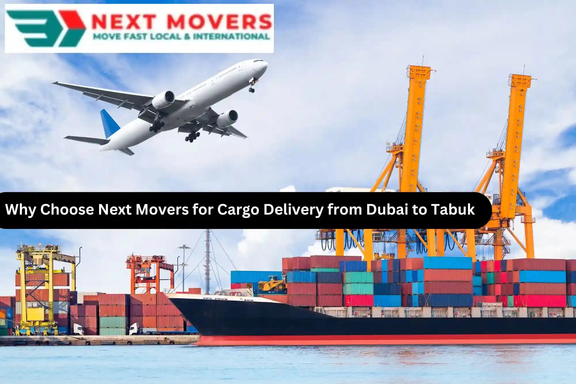 Why Choose Next Movers for Cargo Delivery from Dubai to Tabuk